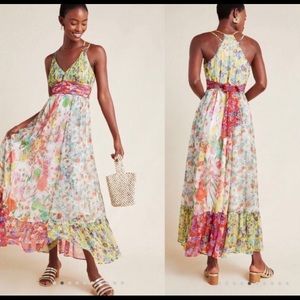 Anthropologie Malibu Floral  dress size 18W